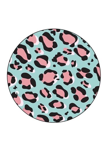 Pattern Printed Fridge Magnet Multicolour 5.5 x 5.5cm