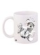 Mickey And Minnie Mouse Printed Coffee Mug White/Black/Red