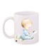 Baby Printed Coffee Mug White/Beige/Blue 11ounce