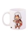 Assassin's Creed Printed Mug White Brown Red Standard Size