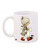 Cartoon Girl Printed Coffee Mug White/Beige/Black