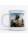 Pubg Printed Mug White/Blue/Brown