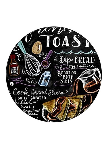 Food Printed Fridge Magnet Multicolour