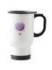 Balloon With Flowers Printed Travel Mug White/Black 13centimeter