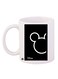 Mickey Mouse Printed Coffee Mug White/Black