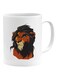 Mufasa Evil Printed Coffee Mug White/Black/Brown