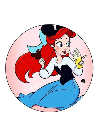 Disney Printed Fridge Magnet Multicolour