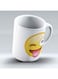 Wink Emoji Printed Ceramic Coffee Mug White