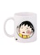 Anime Chibi Maruko Chan Printed Mug White/Yellow/Black Standard Size