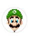 Video Game Super Mario Printed Fridge Magnet Multicolour