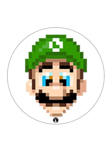 Video Game Super Mario Printed Fridge Magnet Multicolour