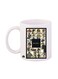 Studio Ghibli Printed Coffee Mug White/Black 12ounce