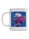 Skeleton Printed Mug White/Blue/Purple