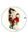 Girl Printed Fridge Magnet Round Multicolour
