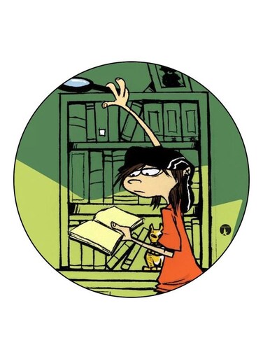 Cartoon Printed Fridge Magnet Green/Orange/Black 5.5cm