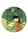 Cartoon Printed Fridge Magnet Green/Orange/Black 5.5cm
