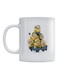 Minions Printed Mug White/Yellow/Blue 350ml