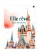 Elle Reve She Dreams Themed Metallic Plate White/Blue/Pink 20x15cm