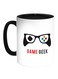 Game Geek Printed Coffee Mug White/Black 11ounce