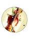 Violin Printed Fridge Magnet Multicolour