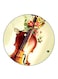 Violin Printed Fridge Magnet Multicolour