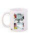 Mickey Mouse Printed Coffee Mug White/Red/Black 11ounce