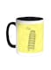 Landmarks - Leaning Tower Of Pisa Printed Coffee Mug Black/White 11ounce