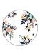 Flowers Printed Fridge Magnet Round Multicolour