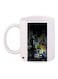 Cartoon Printed Coffee Mug White/Black/Grey 11ounce