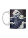 Printed Ceramic Mug Black/White/Grey