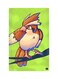 Printed Fridge Magnet Multicolour 8.5x0.4x5.5cm