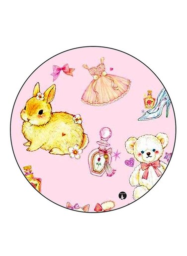 Rabbit Printed Fridge Magnet Multicolour
