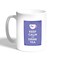 Keep Calm And Drink Tea Printed Coffee Mug, White 11 Ounce