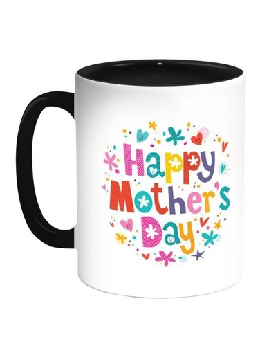 Happy Mother's Day Printed Coffee Mug White/Red/Black