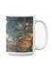 Premium Printed Ceramic Coffee Mug White/Grey 350ml