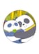 We Bare Bears Printed Fridge Magnet Round Multicolour