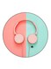 Headphones Printed Fridge Magnet Multicolour