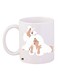 Girls Printed Coffee Mug White/Beige 11ounce