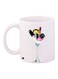 Makeup Printed Coffee Mug White/Yellow/Black