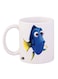 Dory Printed Mug White/Blue/Yellow 12ounce