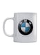 BMW Logo Printed Coffee Mug White/Black/Blue 350ml