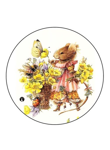 Mouse Printed Fridge Magnet Multicolour
