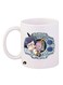 Anime Digimon Printed Mug White/Blue/Beige 11ounce