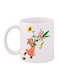 Digimon Printed Mug White/Orange/Green 12ounce