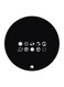 Planets Printed Fridge Magnet Black/White