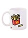 French Fries Printed Coffee Mug White/Red/Yellow 11ounce