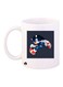 Sonic Hedgehog Printed Coffee Mug White/Blue/Red
