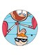Dexter Laboratory Printed Fridge Magnet Multicolour