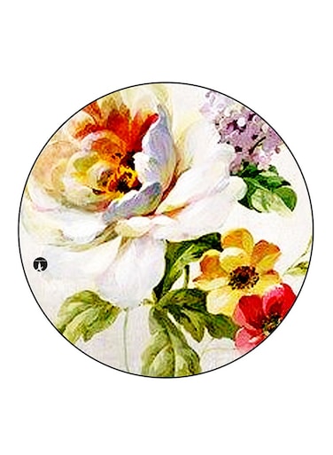 Flowers Printed Fridge Magnet Multicolour