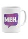 Meh Printed Mug White/Purple/Pink